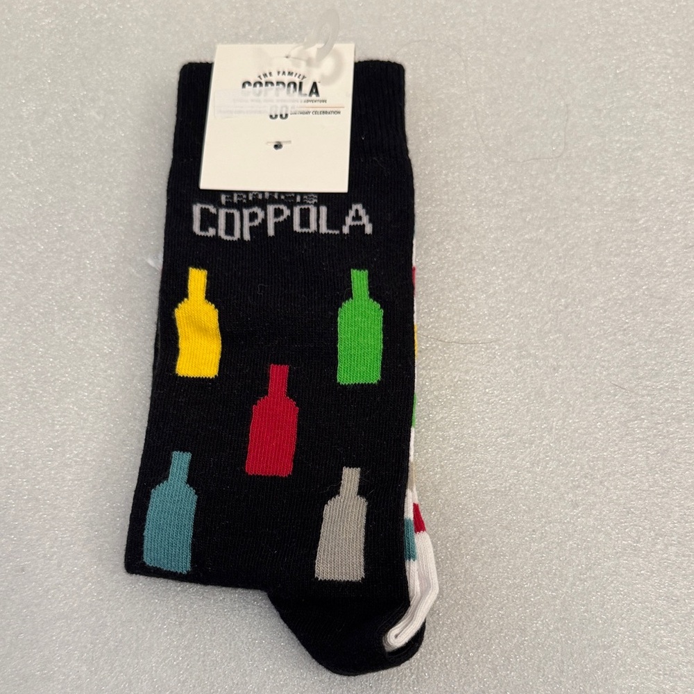 Francis Ford Coppola limited edition 80th birthday socks NWT one size